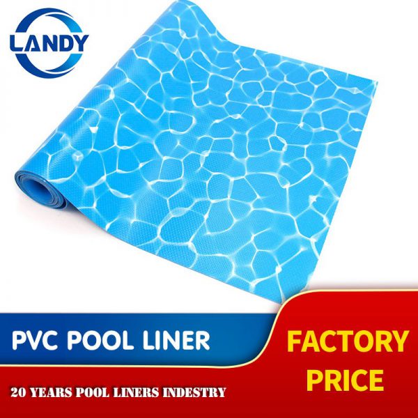 Landy Waterproof PVC Outdoor Swimming Pool Liner with Custom Pattern